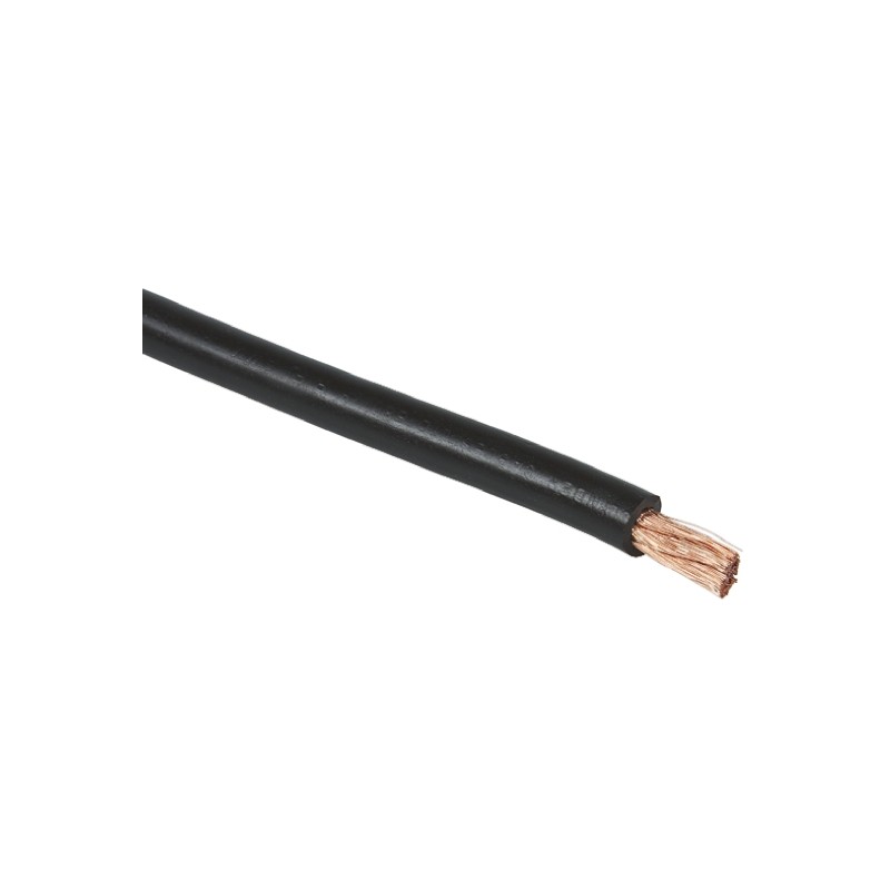1 Reel of 100 M - RS PRO Black 16 mm² Hook Up Wire, 6 AWG, 126/0.4 mm, 100m, PVC Insulation