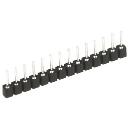 5 pcs - Preci-Dip Straight Surface Mount Pin Header, 2 Contact(s), 2.54mm Pitch, 1 Row(s), Unshrouded