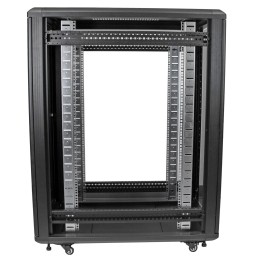 1 pcs - StarTech.com Black 22U Steel Server Rack , with 4-Post Frame 603 x 1112 x 1000mm