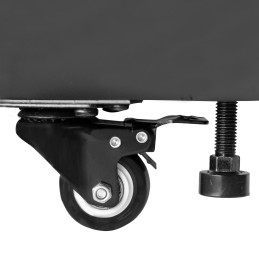 1 pcs - StarTech.com Black 22U Steel Server Rack , with 4-Post Frame 603 x 1112 x 1000mm