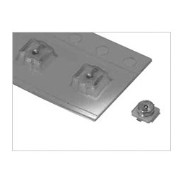 5 pcs - Hirose, jack Surface Mount UHF Connector, 50Ω, Solder Termination, Straight Body