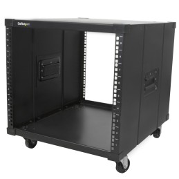 1 pcs - StarTech.com Black 9U Steel Server Rack , with 4-Post Frame