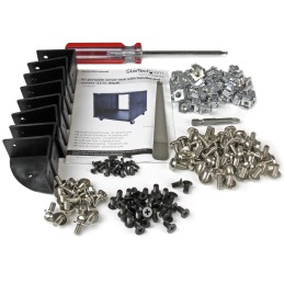 1 pcs - StarTech.com Black 9U Steel Server Rack , with 4-Post Frame