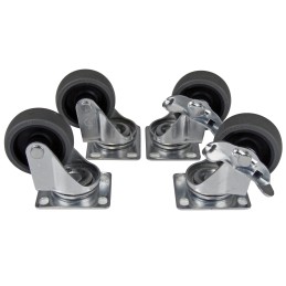 1 pcs - StarTech.com Black 9U Steel Server Rack , with 4-Post Frame