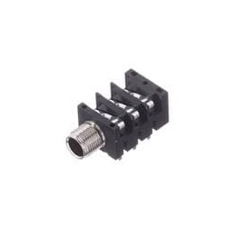 1 pcs : ACJS-MHDRM - Phone Connectors 1/4'Pigybac HOR CHASSIS CONN