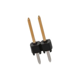 5 pcs - Molex C-Grid III Series Straight Through Hole Pin Header, 2 Contact(s), 2.54mm Pitch, 1 Row(s), Unshrouded