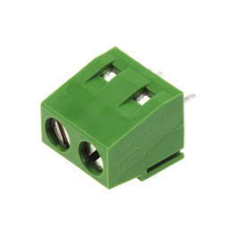 5 pcs - TE Connectivity Buchanan Series PCB Terminal Block, 2-Contact, 5mm Pitch, Through Hole Mount, 1-Row, Screw Termination