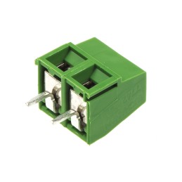 5 pcs - TE Connectivity Buchanan Series PCB Terminal Block, 2-Contact, 5mm Pitch, Through Hole Mount, 1-Row, Screw Termination