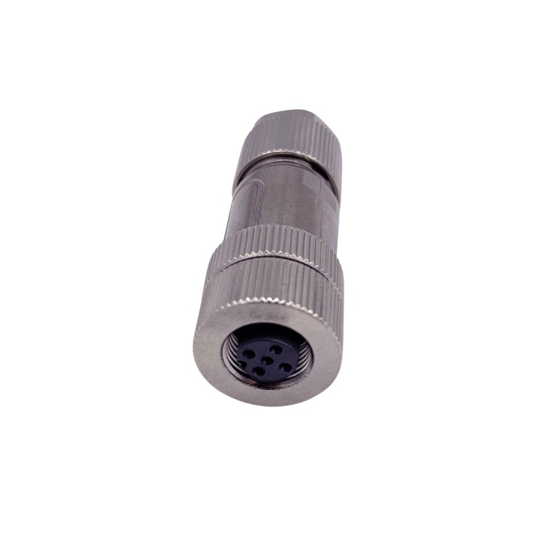 50 pcs - Norcomp Circular Connector, 5 Contacts, Free Hanging, M12 Connector, Plug and Socket, Female, IP66, M12 Series