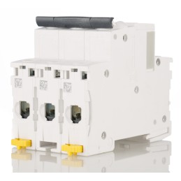 1 pcs - Schneider Electric Acti 9 iC60H MCB, 3P, 63A Curve C, 440V AC, 100 - 133V DC, 10 kA Breaking Capacity