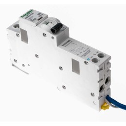1 pcs - Schneider Electric RCBO, 32A Current Rating, 1P+N Poles, 30mA Trip Sensitivity, Type B, Acti 9 Range
