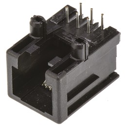 5 pcs - TE Connectivity 1-1705950 Series Female RJ25 Connector, Through Hole, Cat3, UTP Shield