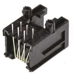 5 pcs - TE Connectivity 1-1705950 Series Female RJ25 Connector, Through Hole, Cat3, UTP Shield