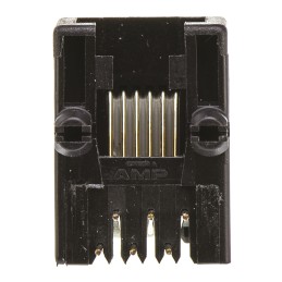 5 pcs - TE Connectivity 1-1705950 Series Female RJ25 Connector, Through Hole, Cat3, UTP Shield