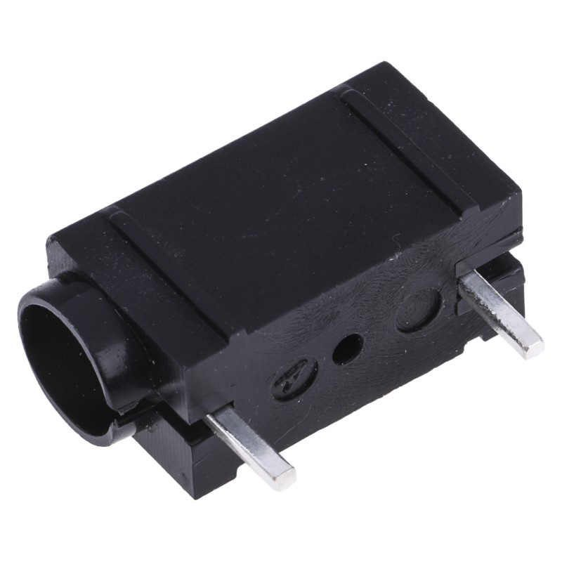 5 pcs - RS PRO Black Female Test Socket, 4 mm Connector, 10A, 50V, Silver Plating