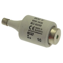 1 pcs - Eaton 6A Bolted Tag Fuse, DII, 500V ac