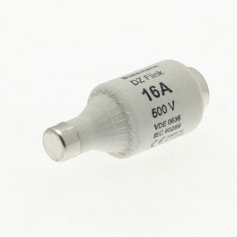 1 pcs - Eaton 16A DII Bottle Fuse, E27 Thread Size, gG, 500V ac