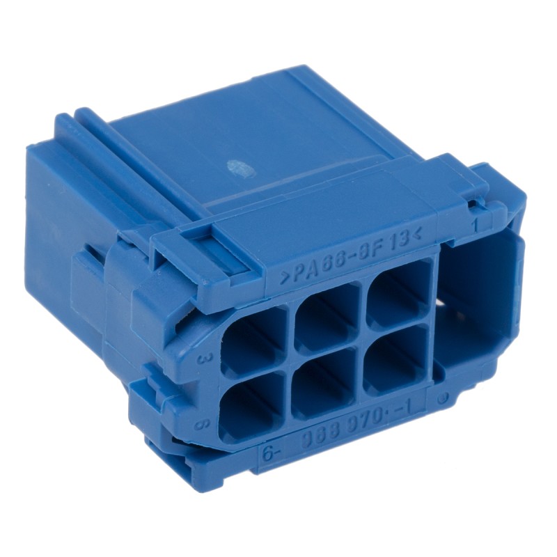 5 pcs - TE Connectivity, AMP MCP 2.8 Automotive Connector Socket 6 Way