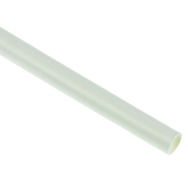 1 Reel of 300 M - TE Connectivity Heat Shrink Tubing, White 2.4mm Sleeve Dia. x 300m Length 2:1 Ratio, LSTT Series