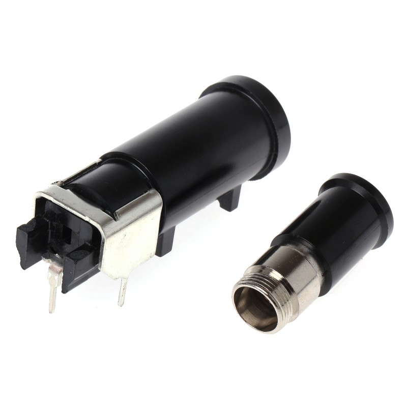 1 pcs - Schurter 16A PCB Mount Fuse Holder for 6.3 x 32mm Fuse, 500V ac