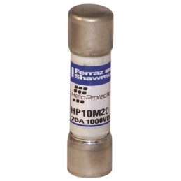 1 pcs - Mersen 20A Glass Melamine Cartridge Fuse, 10 x 38mm