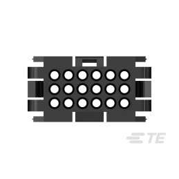 5 pcs - TE Connectivity, Metrimate Male Connector Housing, 5mm Pitch, 18 Way, 6 Row