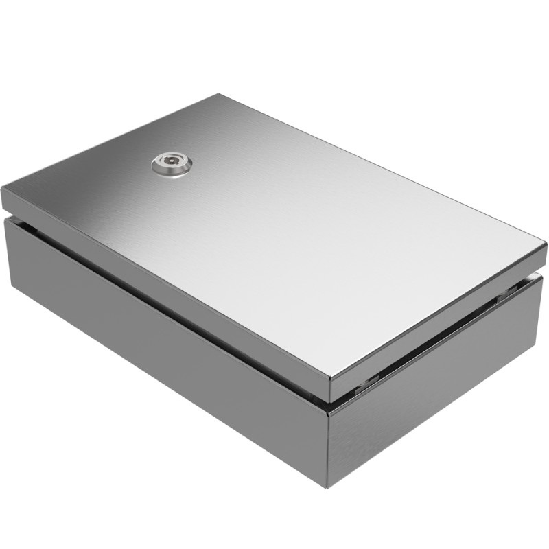 1 pcs - RS PRO 304 Stainless Steel Wall Box, IP66, IP69, 200 mm x 300 mm