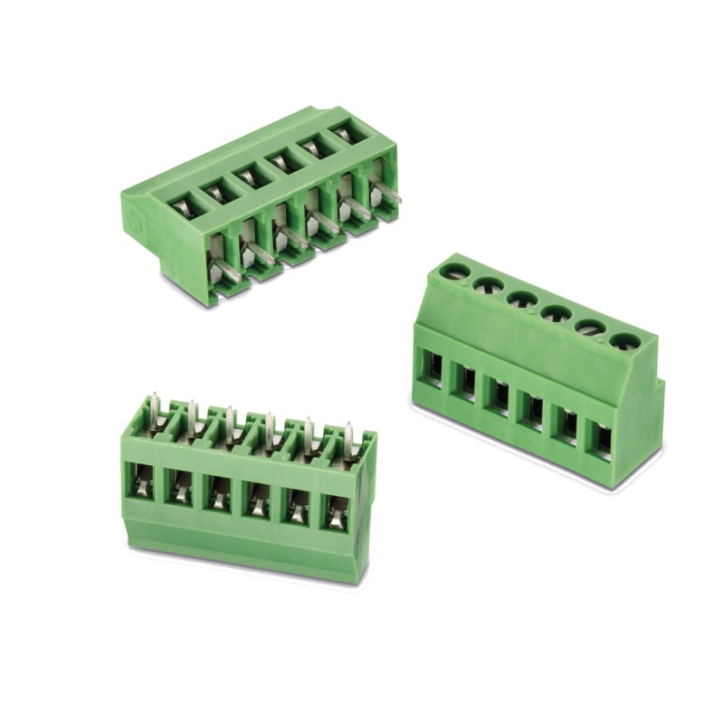5 pcs - Wurth Elektronik 2445 Series PCB Terminal Block, 4-Contact, 5.08mm Pitch, PCB Mount, 1-Row, Solder Termination