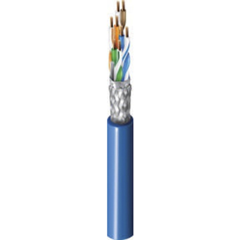 1 Reel of 500 M - Belden Cat6a Ethernet Cable, S/FTP, Blue LSZH Sheath, 500m, Low Smoke Zero Halogen (LSZH)