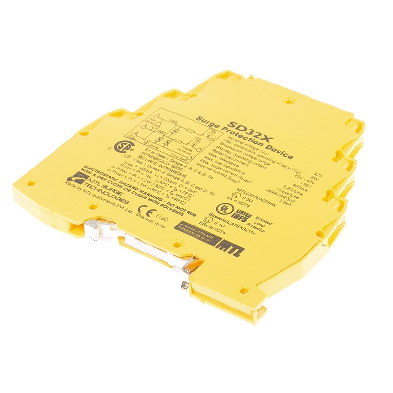 1 pcs - Eaton, SD Surge Suppressor Unit 22 V ac, 32 V dc Maximum Voltage Rating 20kA Maximum Surge Current Surge Protection