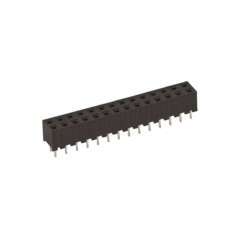5 pcs - Hirose A3C Series Straight Through Hole Mount PCB Socket, 28-Contact, 2-Row, 2mm Pitch, Solder Termination