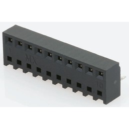 5 pcs - Molex KK 254 Series Straight Through Hole Mount PCB Socket, 14-Contact, 1-Row, 2.54mm Pitch, Solder Termination