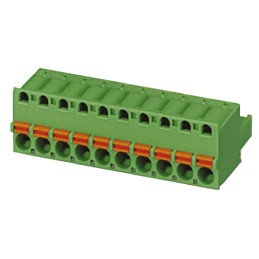 5 pcs - Phoenix Contact 5.08mm Pitch 4 Way Pluggable Terminal Block, Plug, Cable Mount, Plug In, Spring Cage Termination