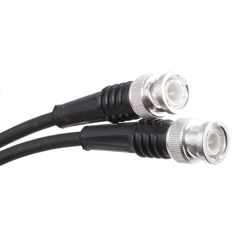 50 pcs - TE Connectivity Male BNC to Male BNC Coaxial Cable, 1.8m, RG58 Coaxial, Terminated