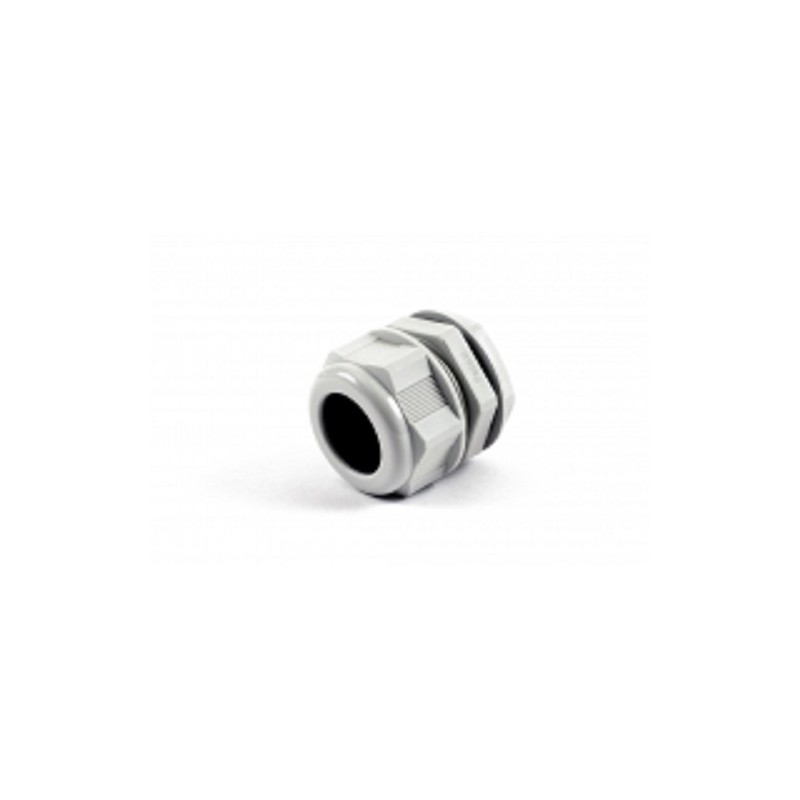 1 pcs - Hammond 1427NCG Series Grey Nylon Cable Gland, M32 Thread, 22mm Min, 32mm Max, IP68