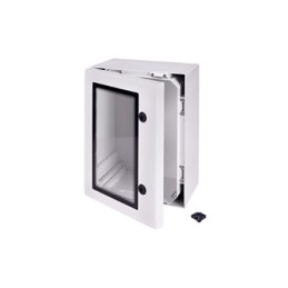 1 pcs - Fibox ARCA Series Polycarbonate Wall Box, IP66, Viewing Window, 800 mm x 600 mm x 300mm