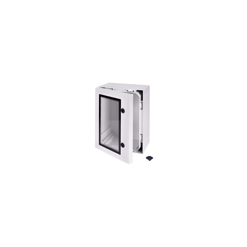 1 pcs - Fibox ARCA Series Polycarbonate Wall Box, IP66, Viewing Window, 800 mm x 600 mm x 300mm