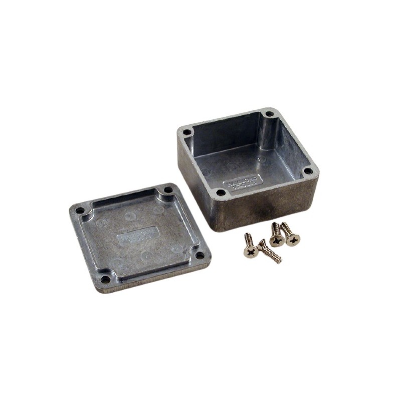 1 pcs - Hammond 1590 Series Die Cast Aluminium Alloy Enclosure, IP54, 51 x 51 x 25mm
