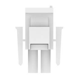 5 pcs - TE Connectivity, Universal MATE-N-LOK II Male Connector Housing, 6.35mm Pitch, 2 Way, 1 Row