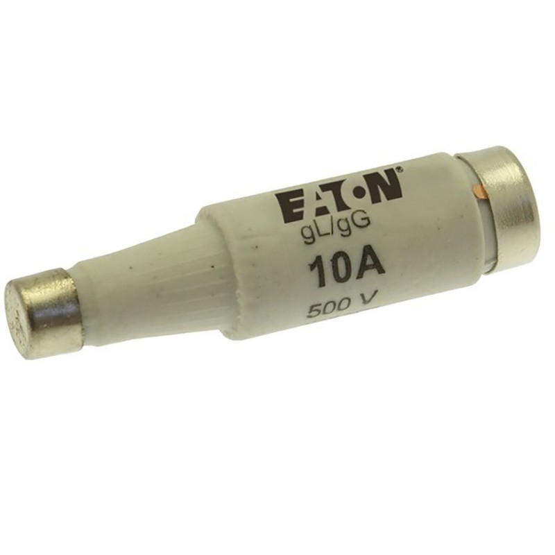 1 pcs - Eaton 10A DI Bottle Fuse, E16 Thread Size, gG, 500V ac