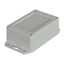 1 pcs - Bopla Euromas X Series Light Grey ABS Enclosure, IP66, IP68, IK07, Flanged, Light Grey Lid, 105 x 70 x 40mm
