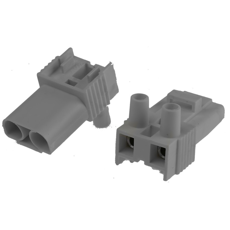 5 pcs - RS PRO Non-Fused Terminal Block, 2-Way, 16A, 2.5 mm² Wire, Screw Down Termination