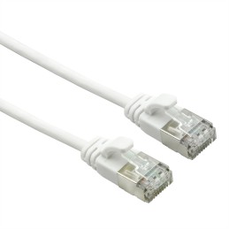 1 pcs - Roline Cat7 Straight Male RJ45 to Straight Male RJ45 Ethernet Cable, U/FTP, White LSZH Sheath, 5m
