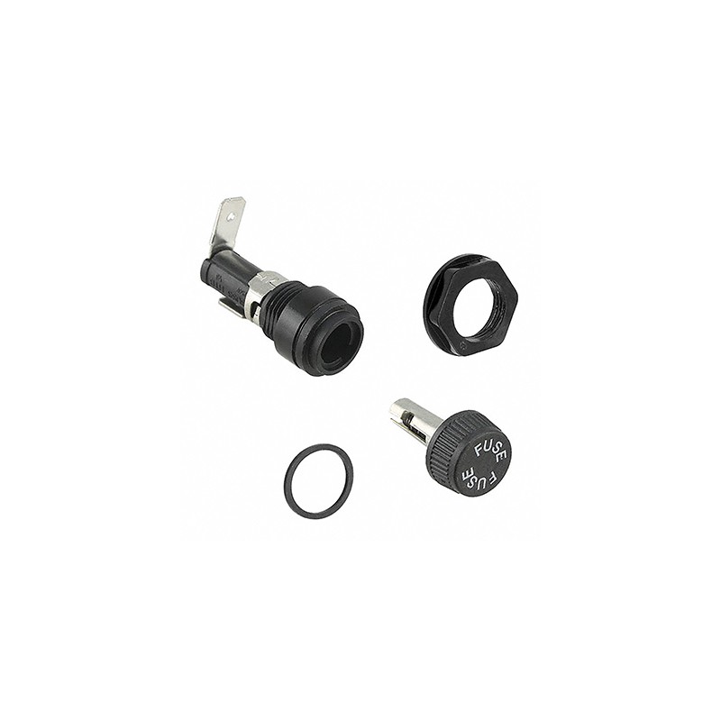 1 pcs - Eaton 16A Panel Mount Fuse Holder for 5 x 20mm Fuse, 1P, 250V ac