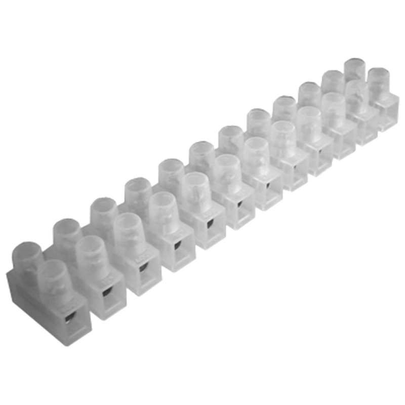 5 pcs - RS PRO Non-Fused Terminal Block, 12-Way, 30 - 76A, 6 AWG Wire, Screw Down Termination