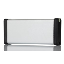 1 pcs - Hammond 1455 Series Silver Anodised Aluminium Enclosure, IP54, 120 x 54.13 x 23mm