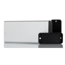 1 pcs - Hammond 1455 Series Silver Anodised Aluminium Enclosure, IP54, 120 x 54.13 x 23mm