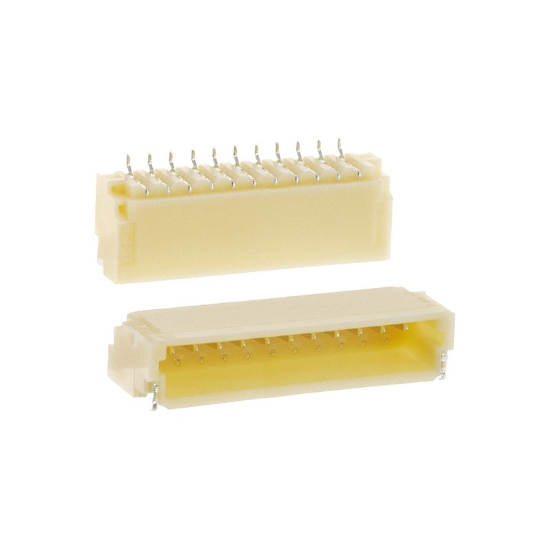 5 pcs - JST SH Series Right Angle Surface Mount PCB Header, 11 Contact(s), 1.0mm Pitch, 1 Row(s), Shrouded