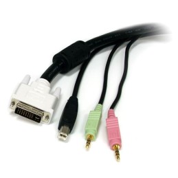 1 pcs - StarTech.com Male 3.5mm Stereo Jack x 2, DVI-I Dual Link, USB A to Male 3.5mm Stereo Jack x 2, DVI-I Dual Link, USB B