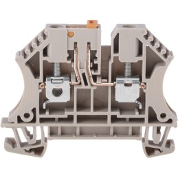 5 pcs - Weidmuller WTR Series Brown Disconnect Terminal Block, 4mm², Single-Level, Screw Termination